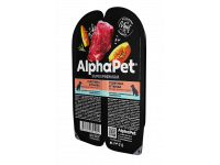AlphaPet Superpremium, влажный корм д/собак паштет (говядина)